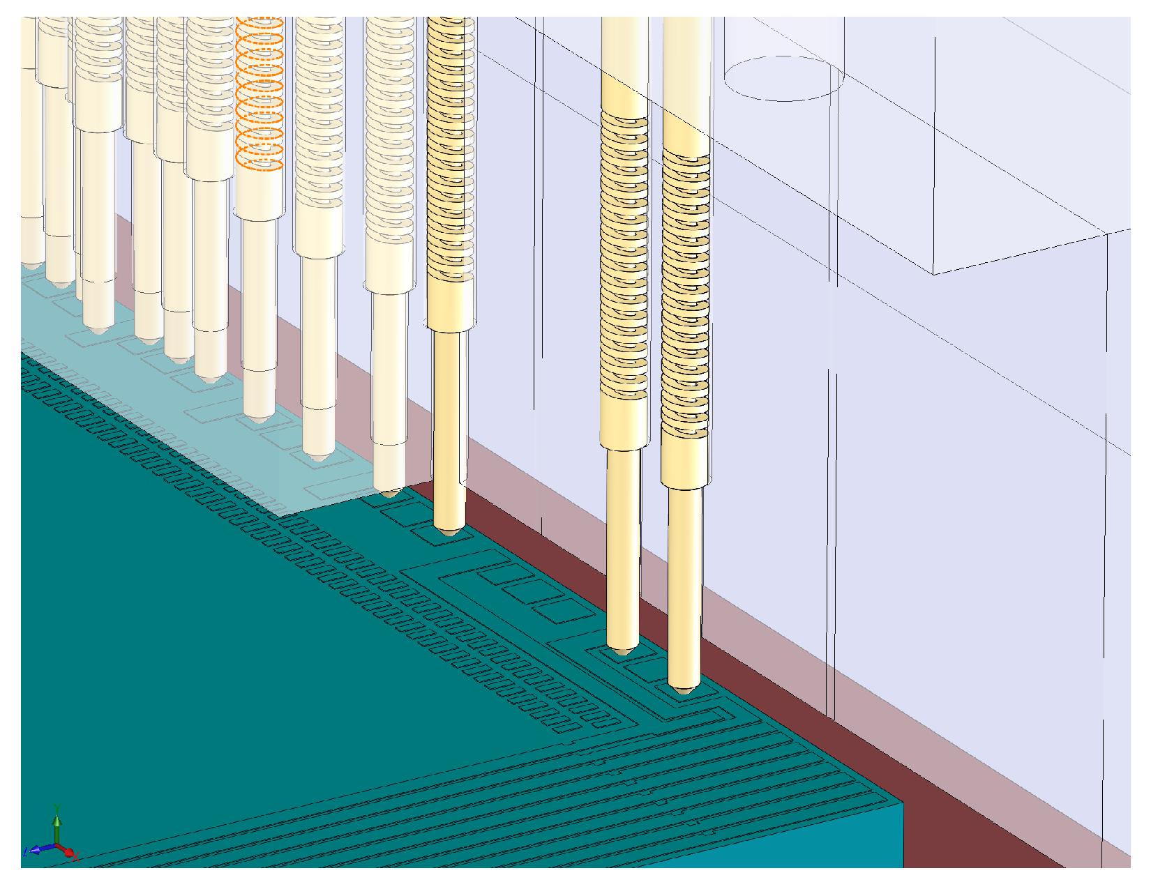 simple assembly using microHELIX pogo pin probes